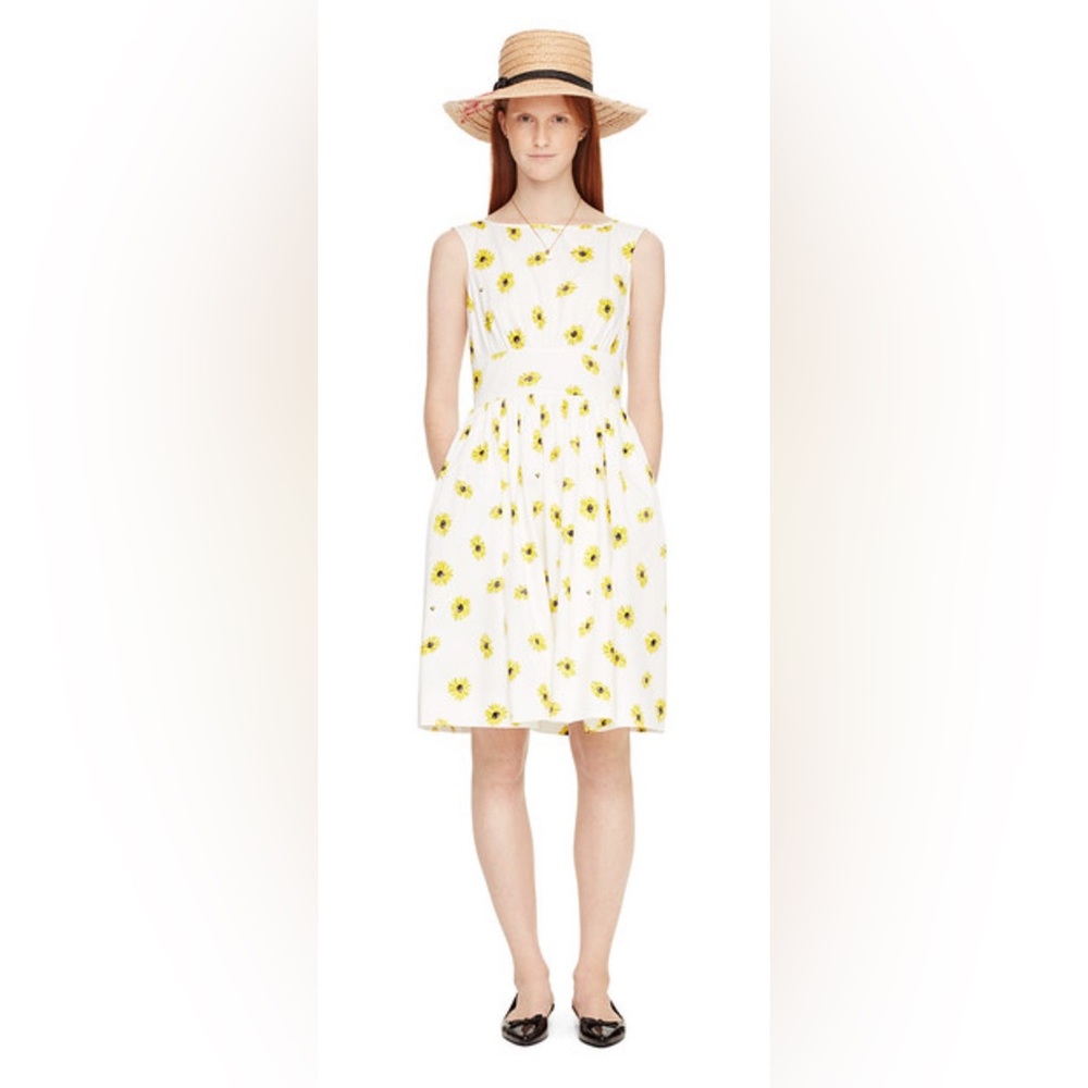Kate Spade Daisy Dot “Lyric” Cotton Dress